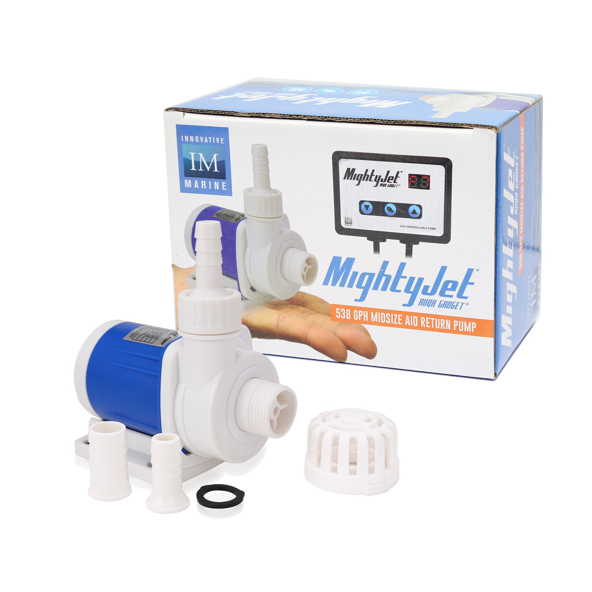 【新品・未使用】エボナイト　THE ONE　 DEEPMARINE Innovative Marine MightyJet 538 GPH DC AIO Submersible Return Pump [Mi