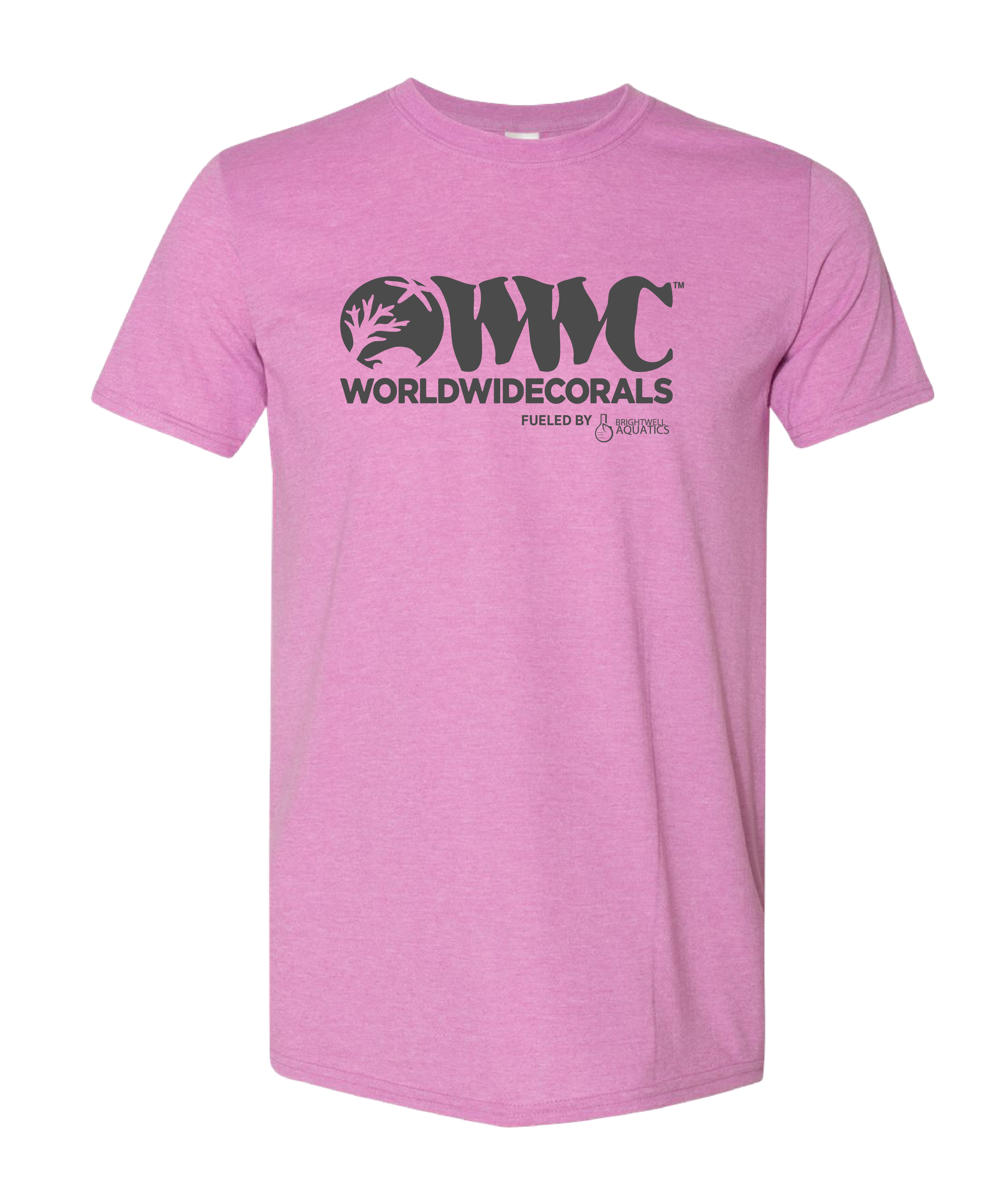 WWC Heather Radiant Orchid Shirt w/ Charcoal Grey Ink