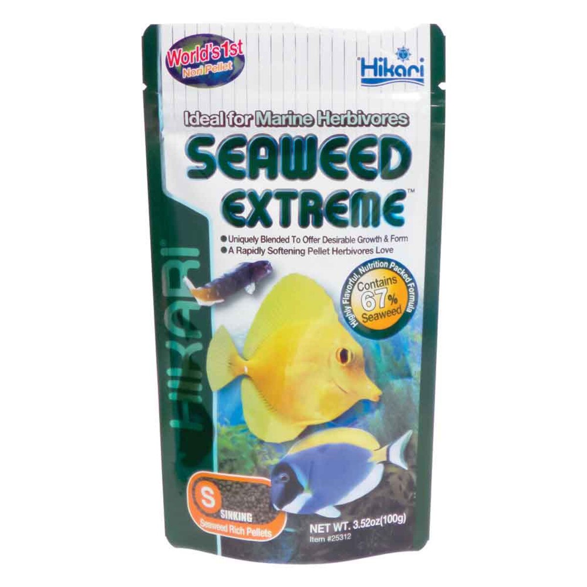 Hikari Seaweed Extreme Small Pellet - 3.52 oz.