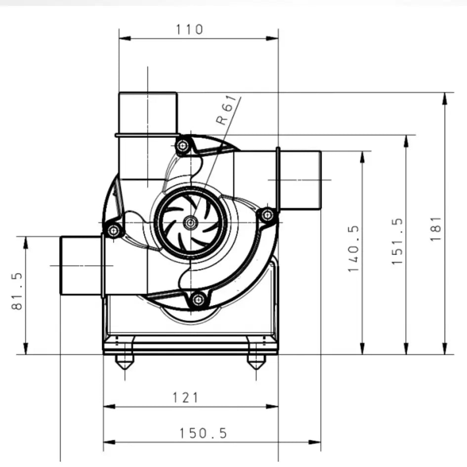 Abyzz A400 4,800 GPH Pump - 3M