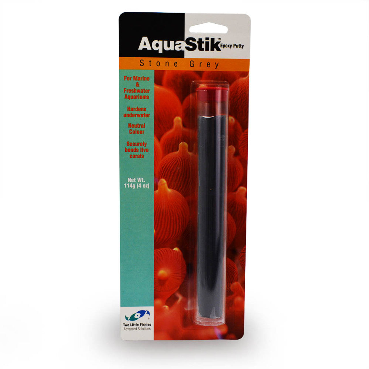 Two Little Fishies Aquastik 4oz Grey