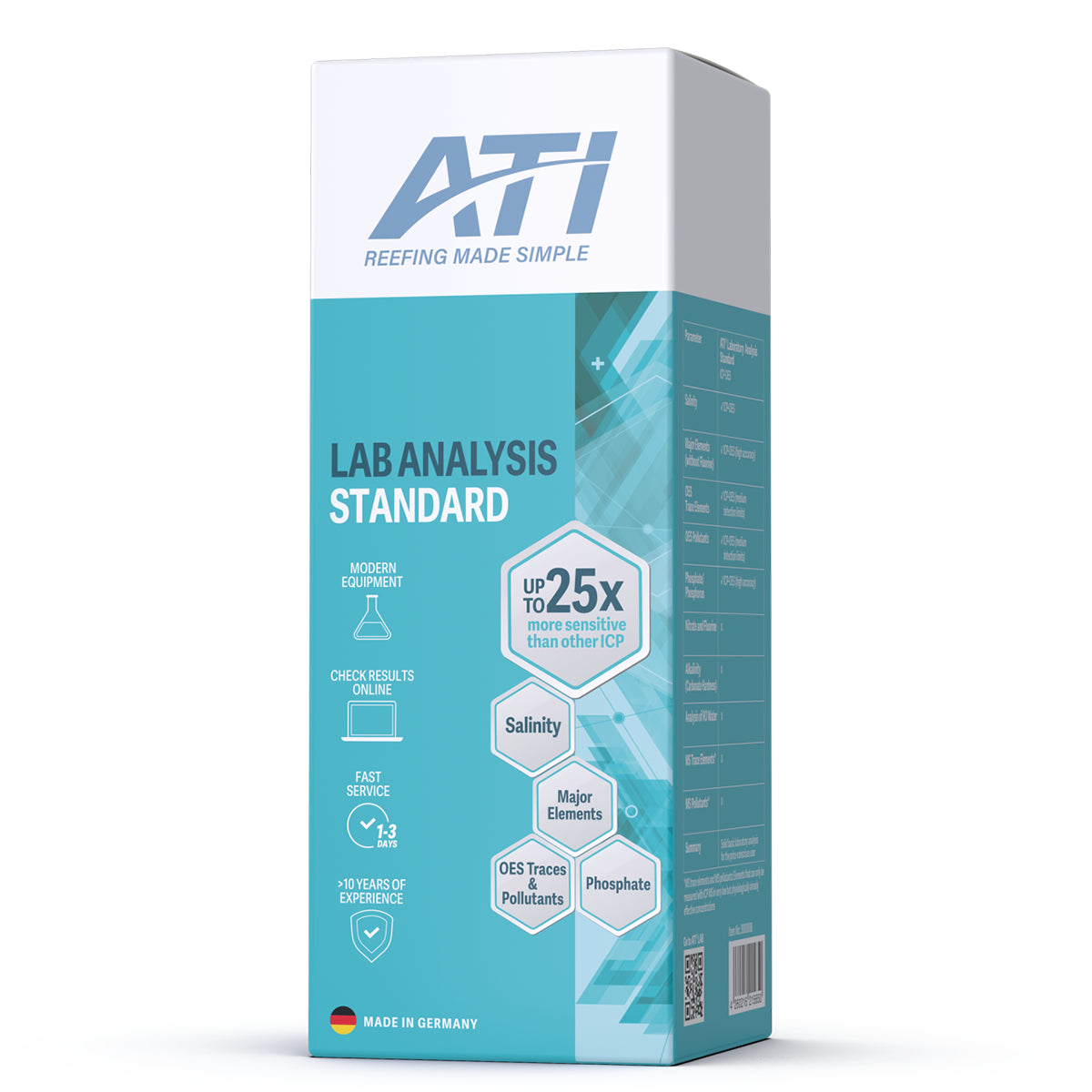 ATI ICP-OES Standard Water Analysis - US Version w/ Pre-Paid Return Shipping