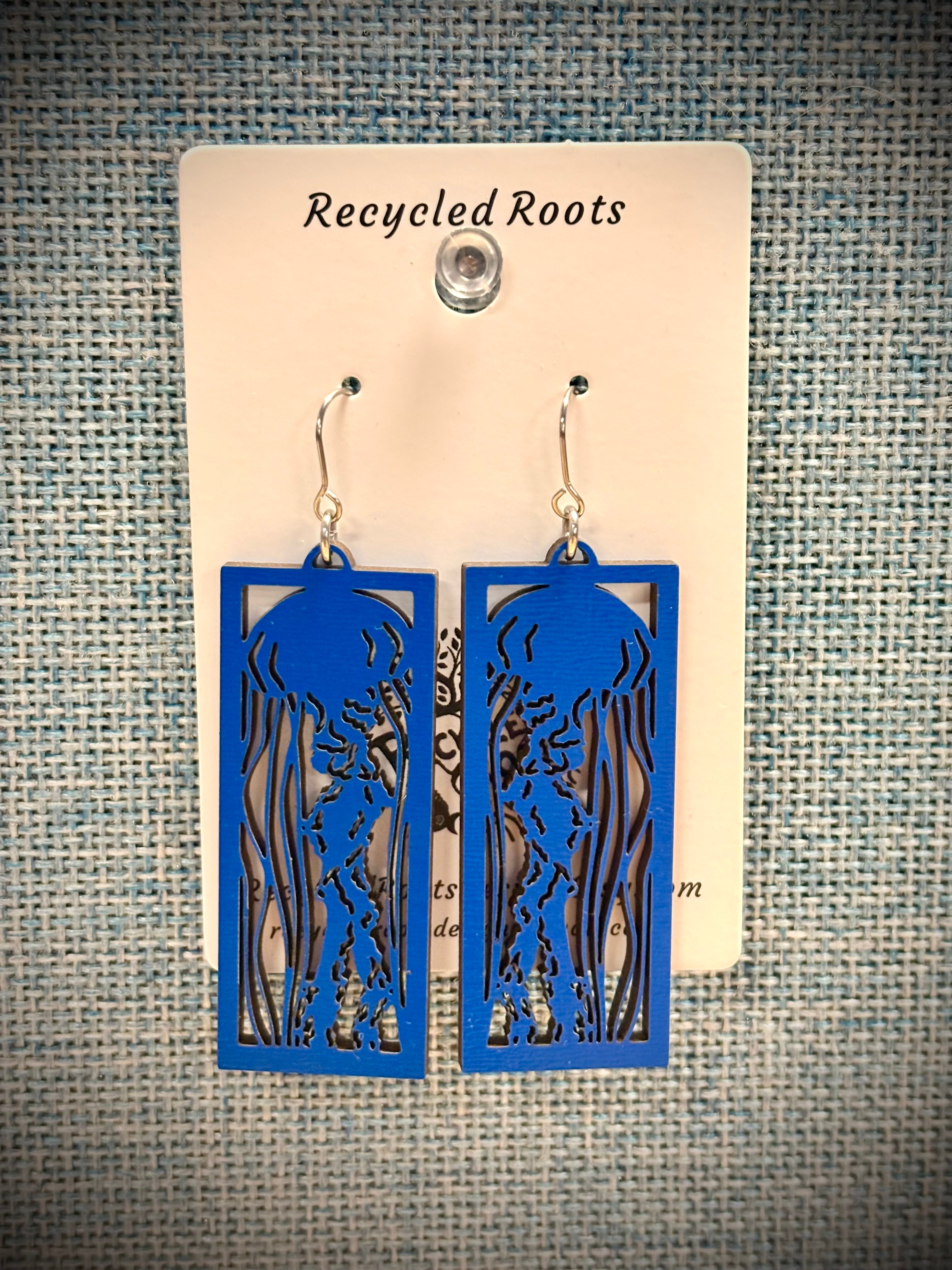 Recycled Roots Jellyfish Earrings