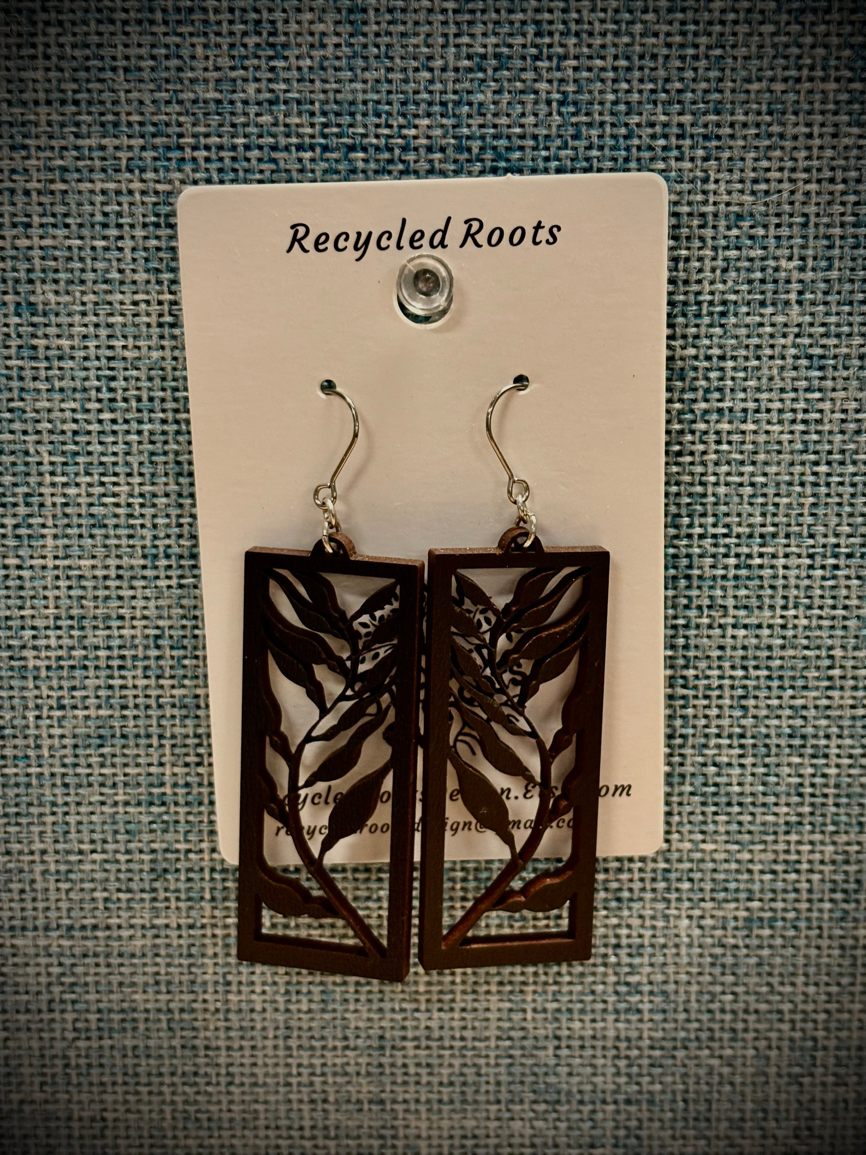Recycled Roots Kelp Earrings