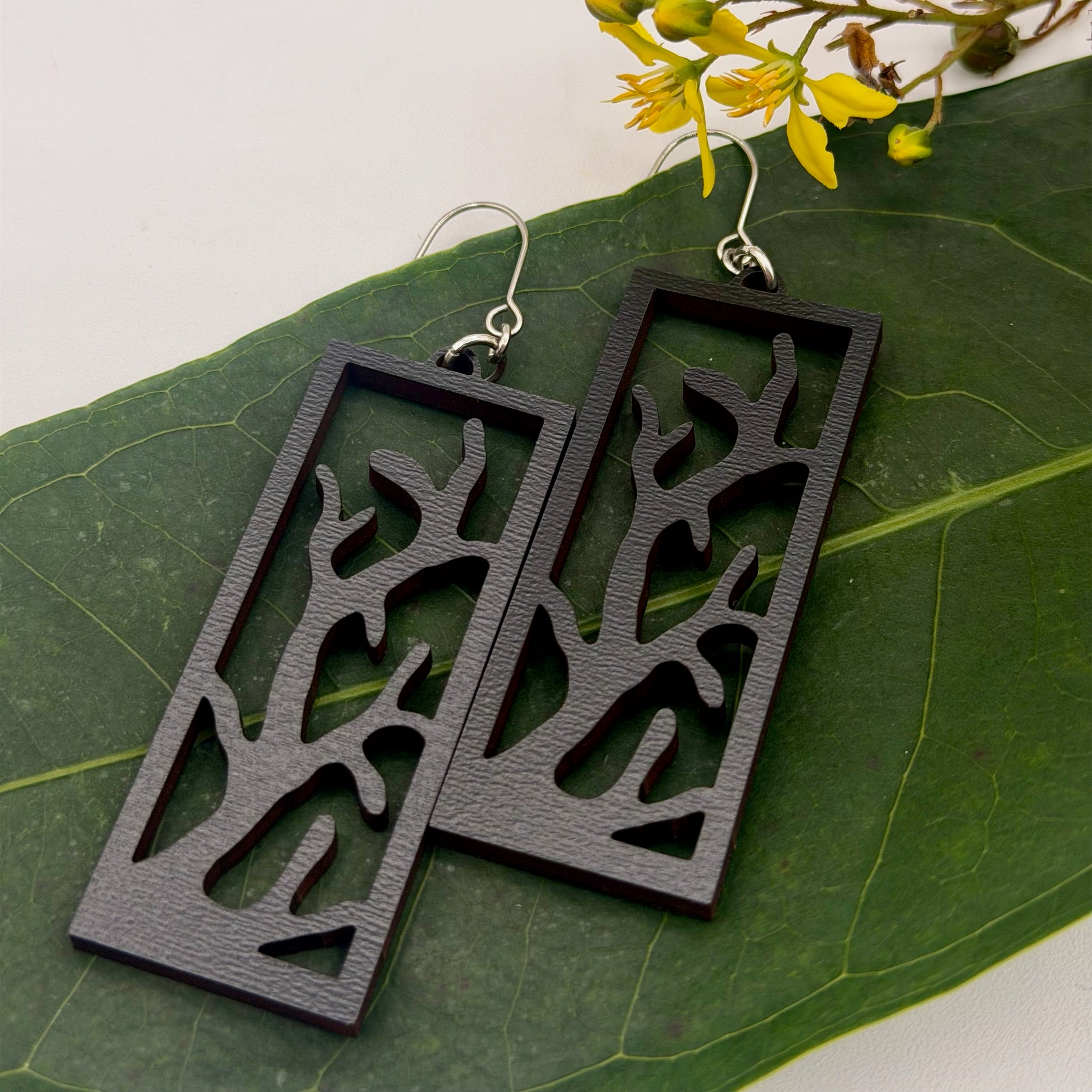 Coral Earrings - Recycled Roots