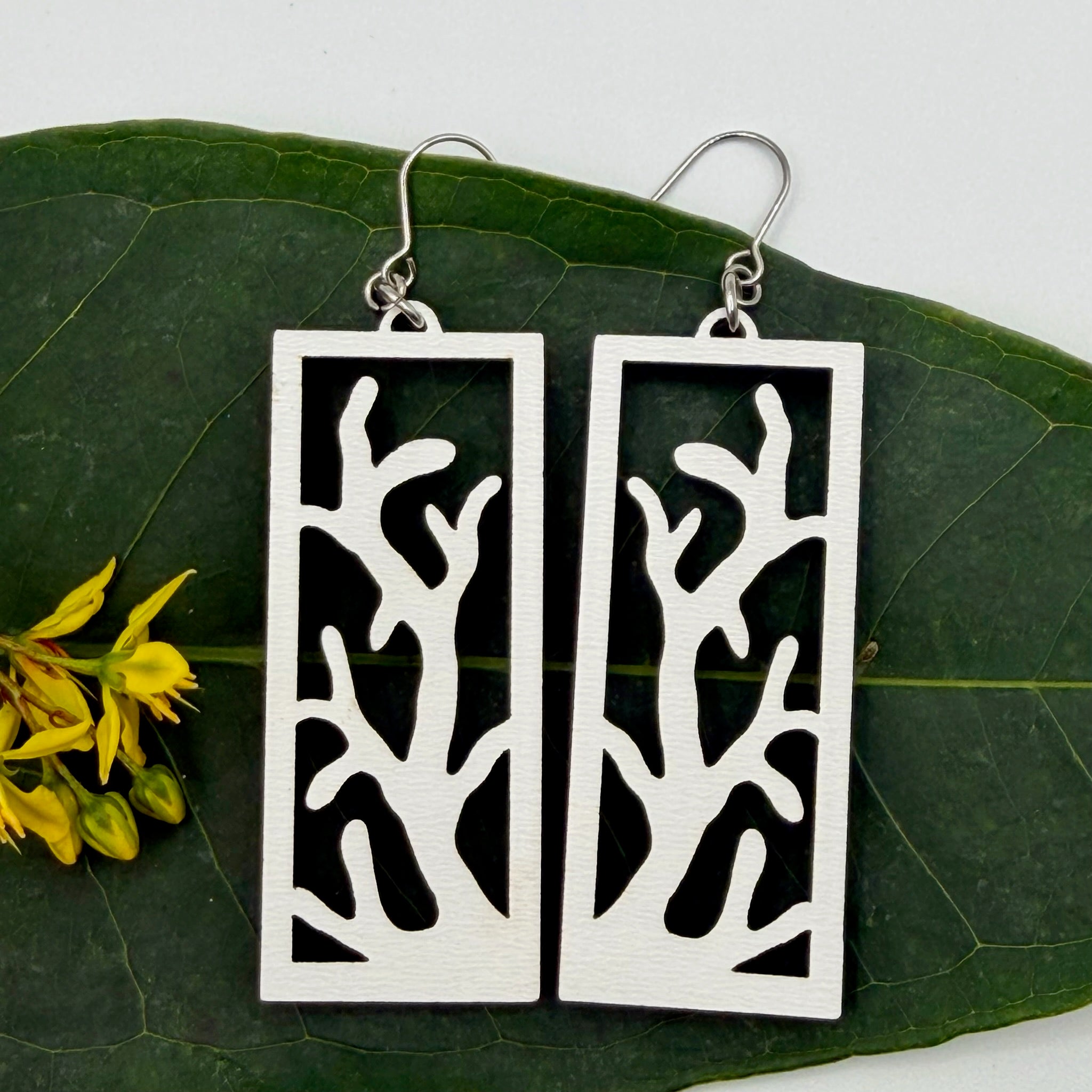 Coral Earrings - Recycled Roots