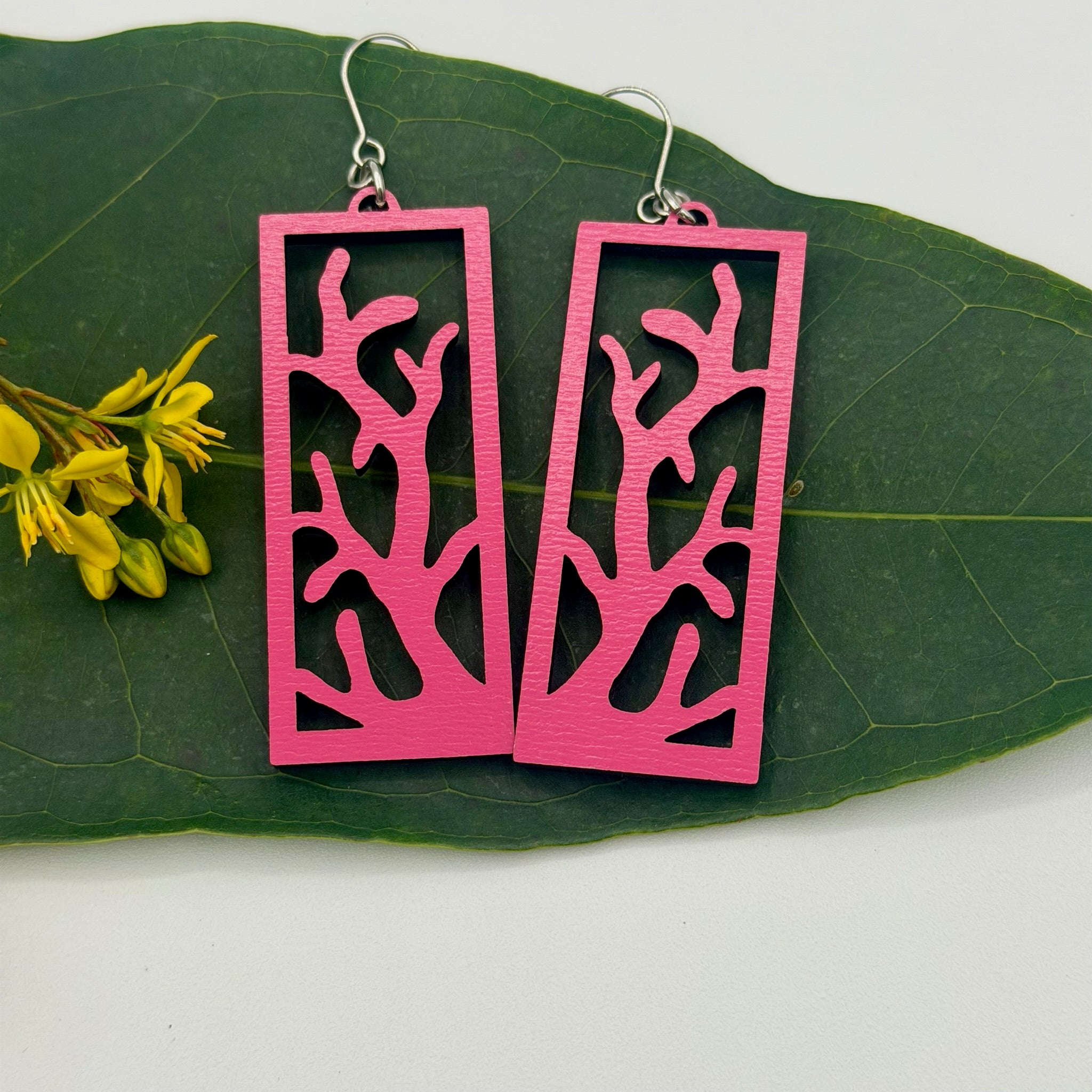 Coral Earrings - Recycled Roots