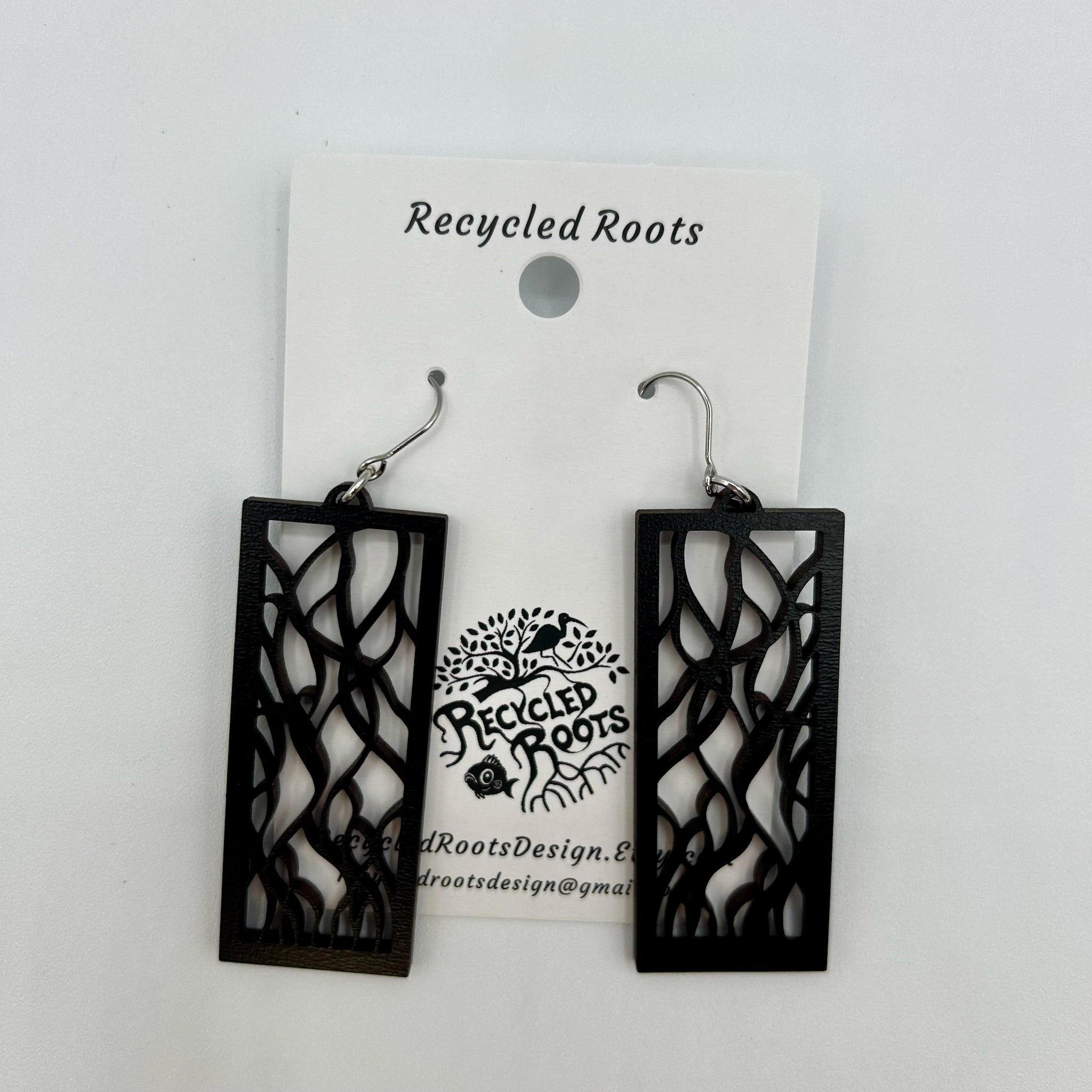 Recycled Roots Wave Earrings