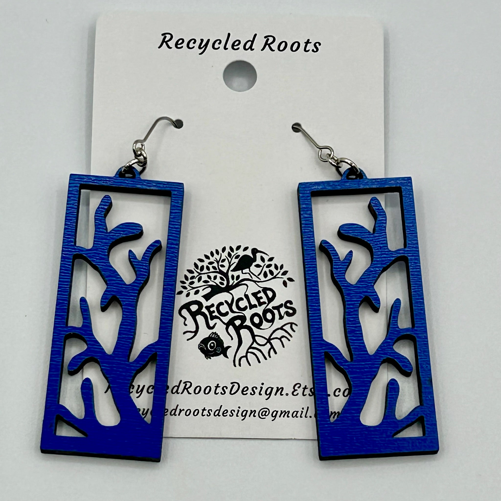 Coral Earrings - Recycled Roots