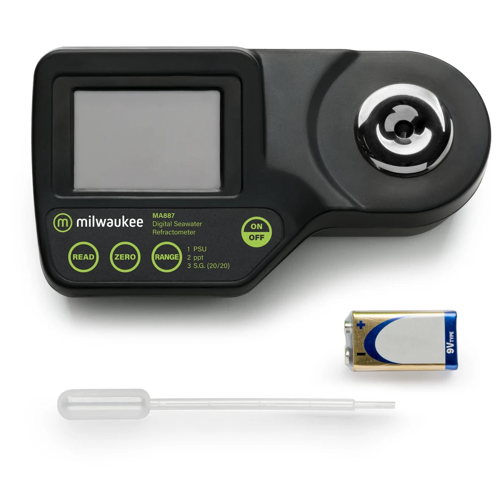 Milwaukee MA887 Digital Seawater Refractometer w/ Carrying Case
