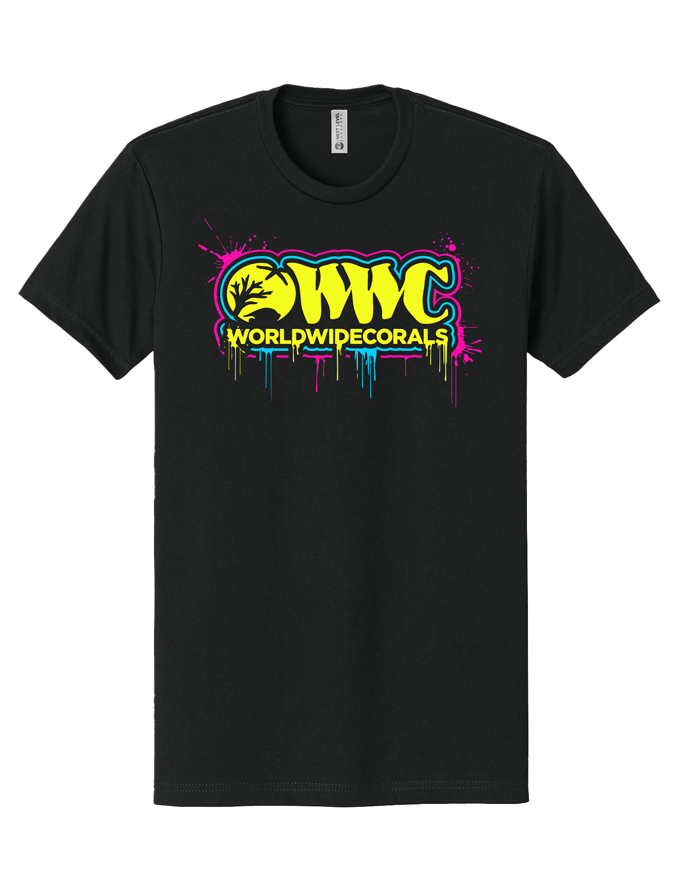 UV Ink WWC Paint Drip T-Shirt