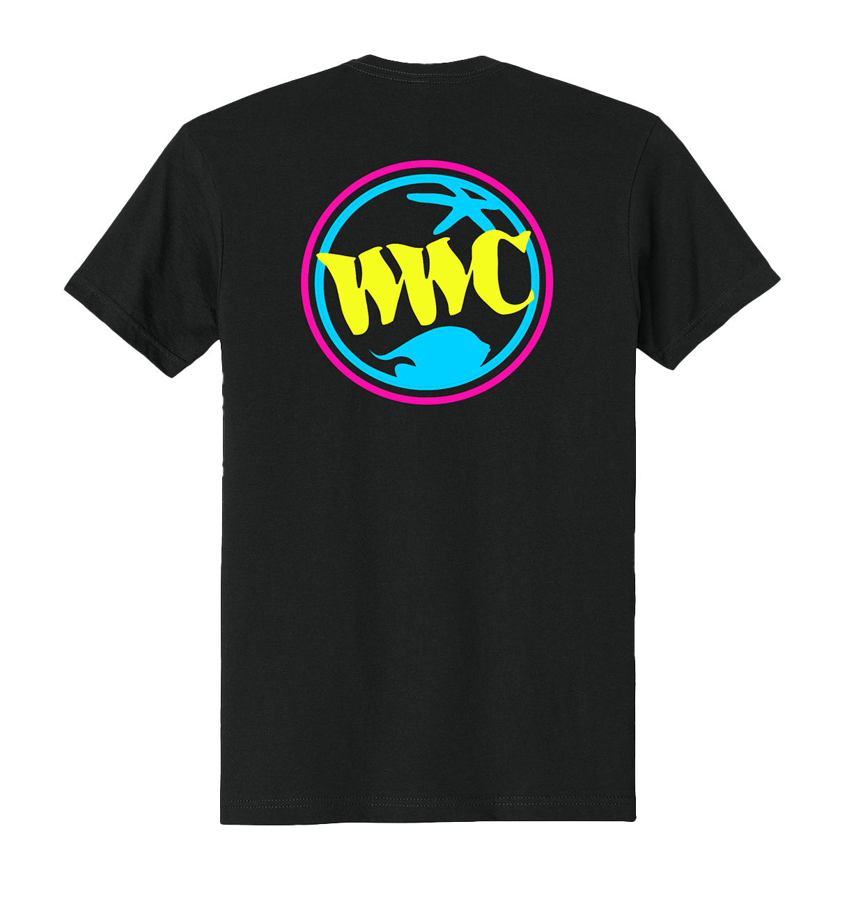 UV Ink WWC Neon Patch T-Shirt - Black