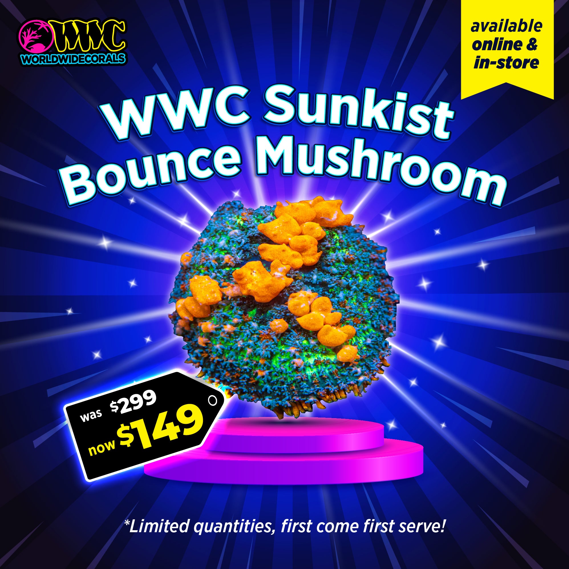 WWC Feature Friday - Sunkist Bounce Mushroom