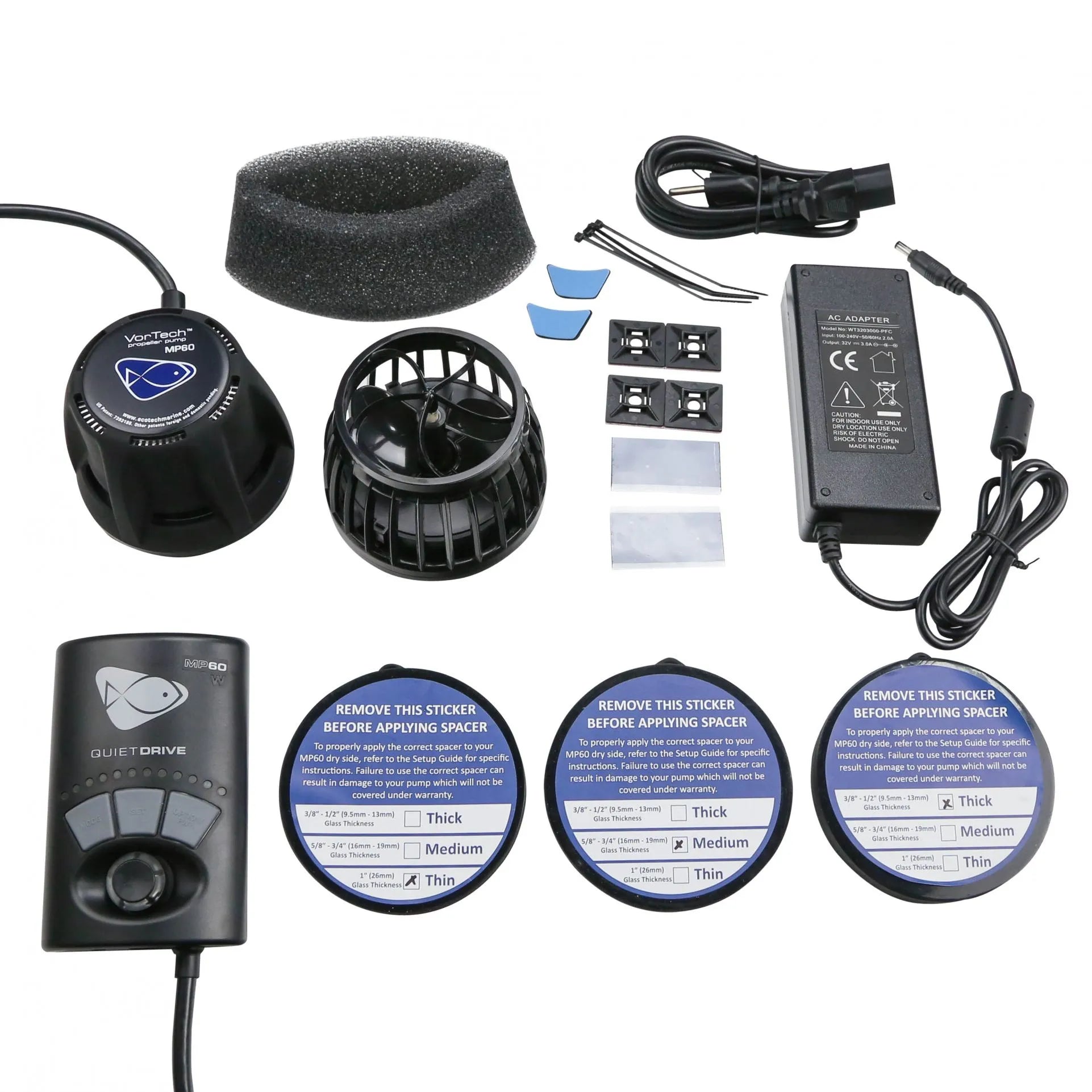 EcoTech Marine VorTech MP60mQD - Mobius Ready QuietDrive Propeller Pump