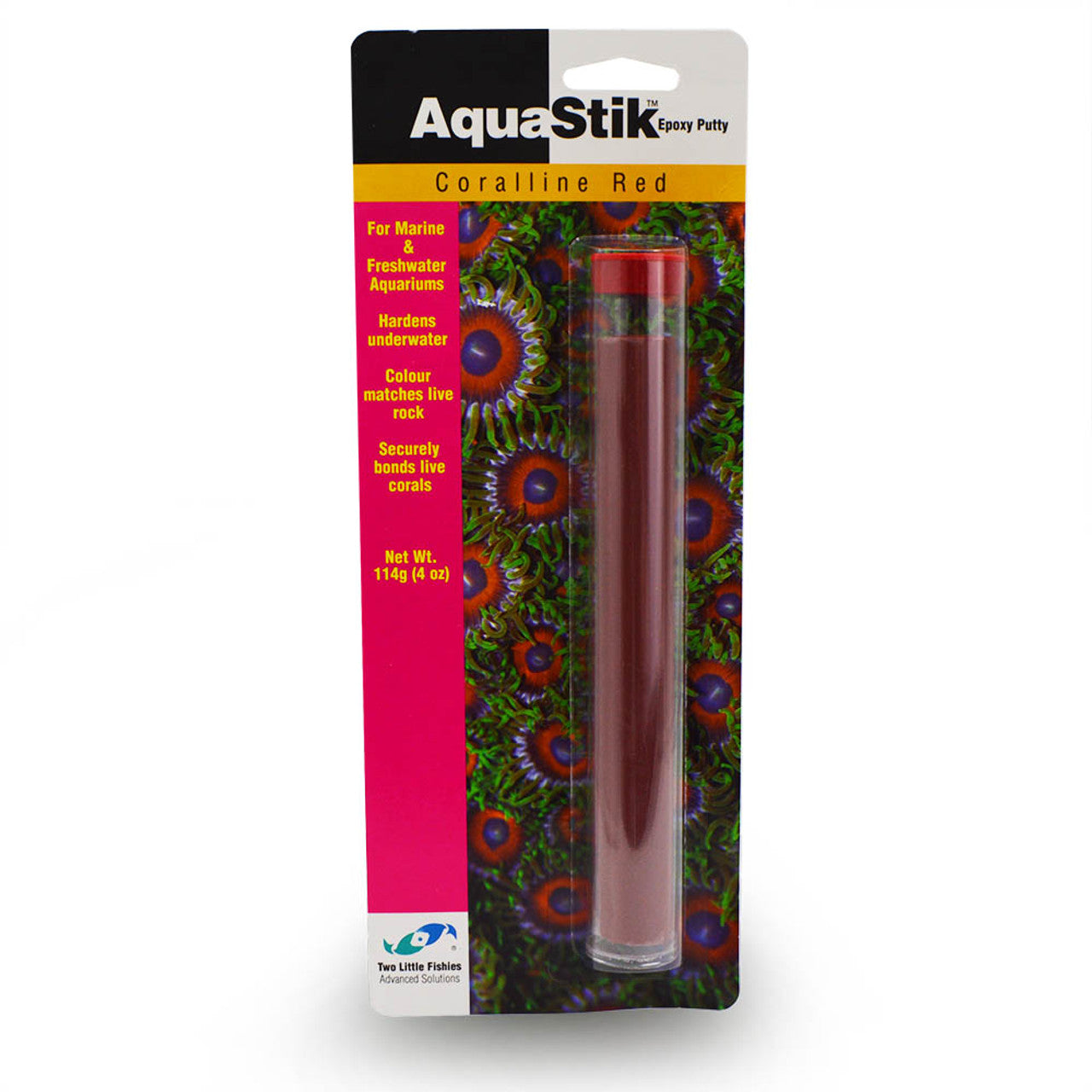 Two Little Fishies Aquastik 4oz Red