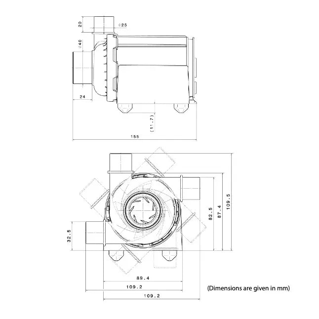 Abyzz A120IPU 2,370 GPH 3M Pump