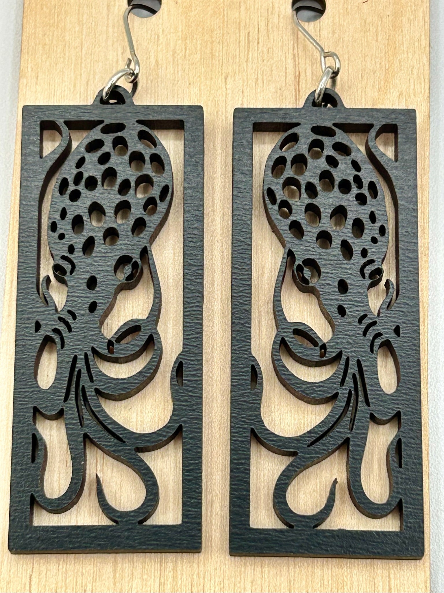 Recycled Roots Octopus Earrings