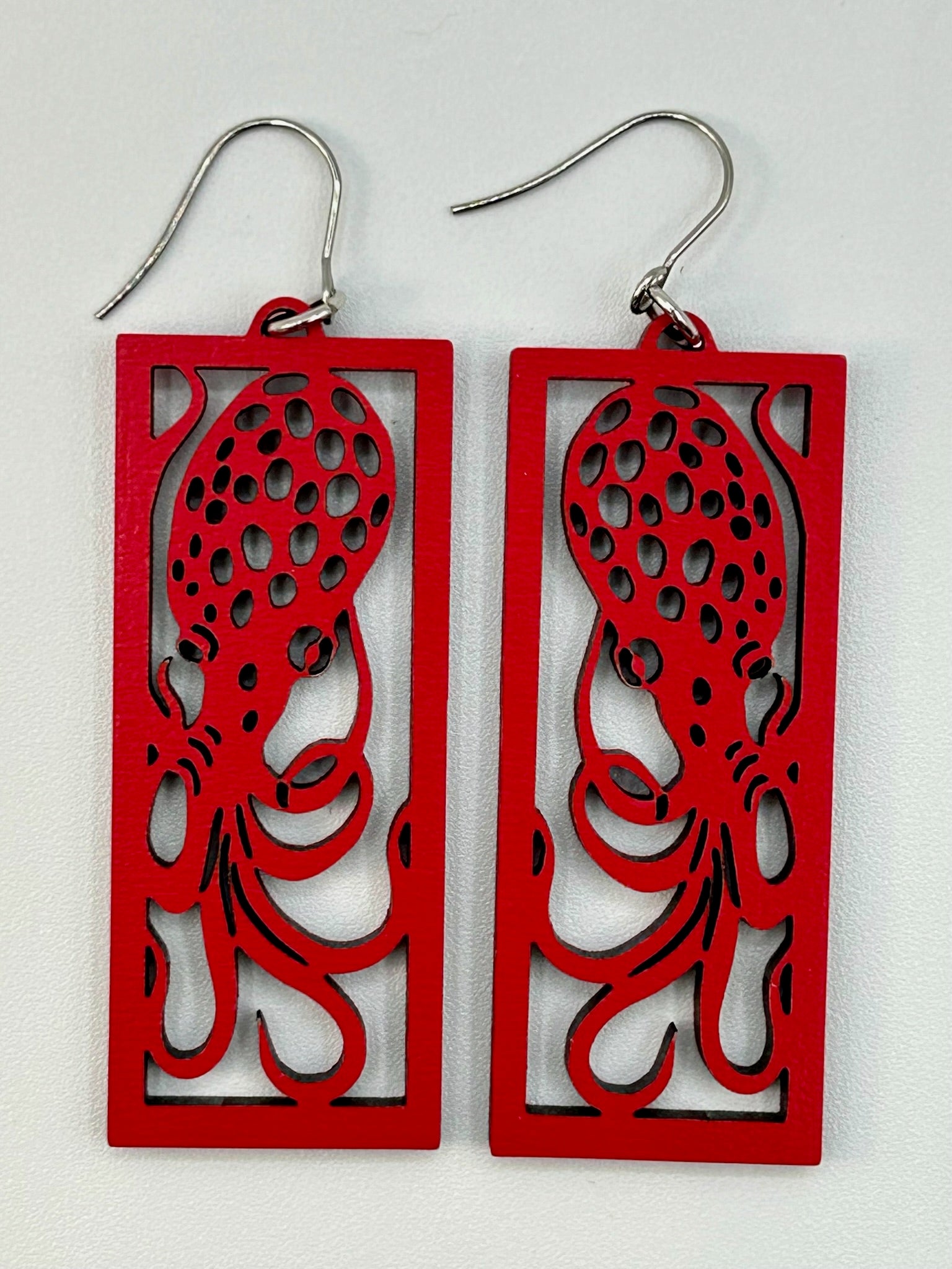 Recycled Roots Octopus Earrings