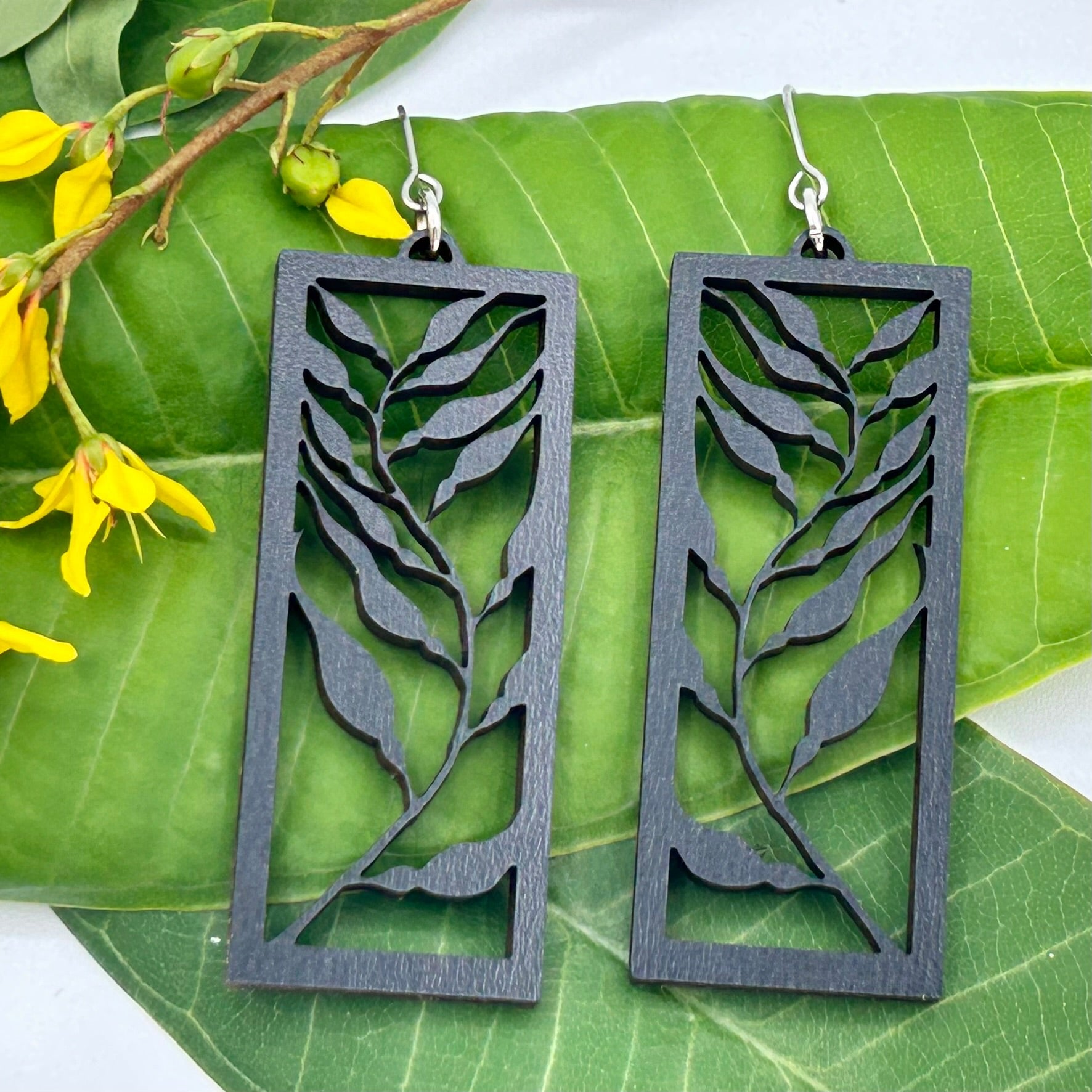 Recycled Roots Kelp Earrings