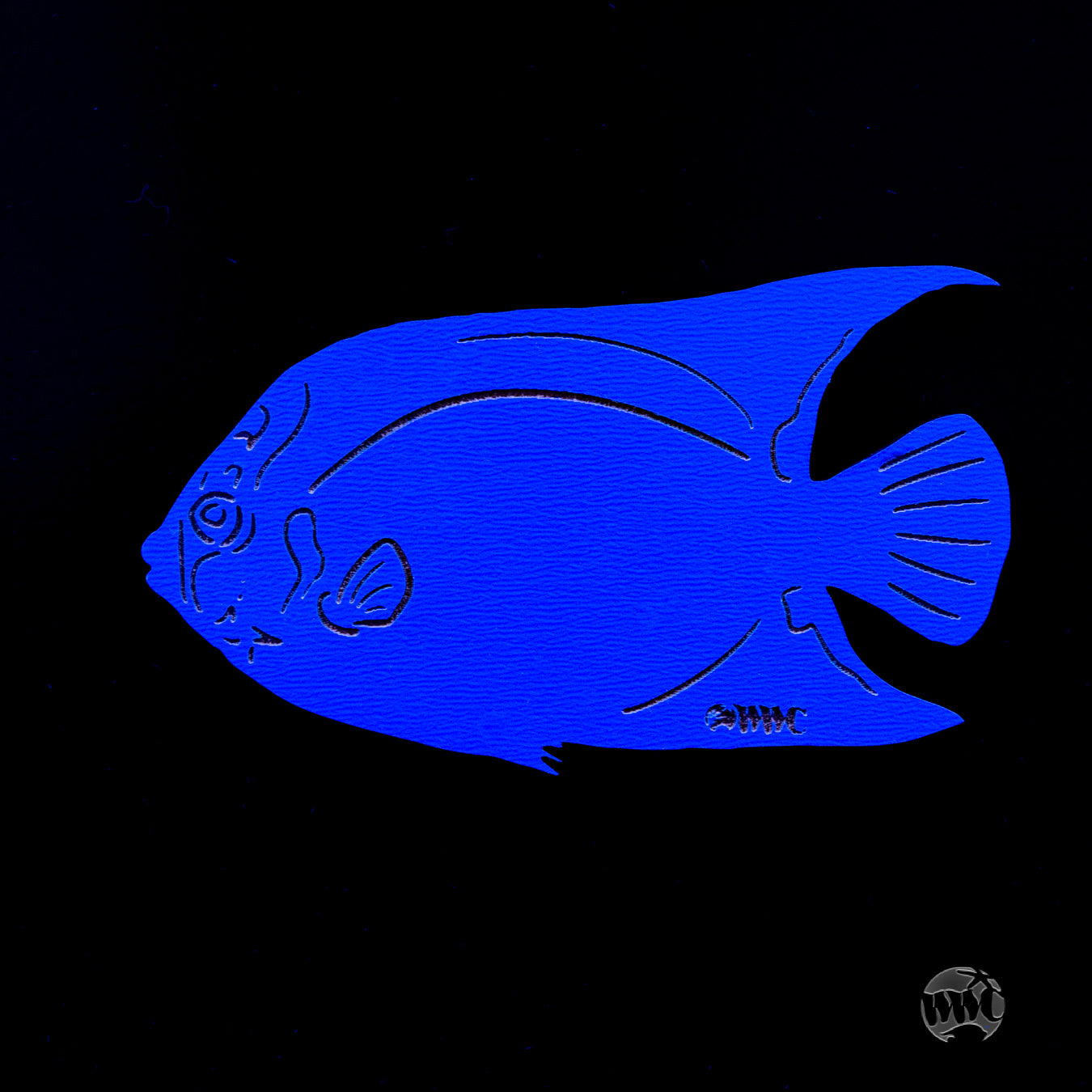 Recycled Roots Blue Angel Magnet - Dark Blue