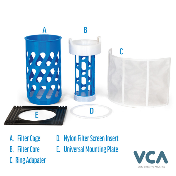 Vivid Creative Aquatics NOSOK 2.75" - Filter Sock Replacement Kit