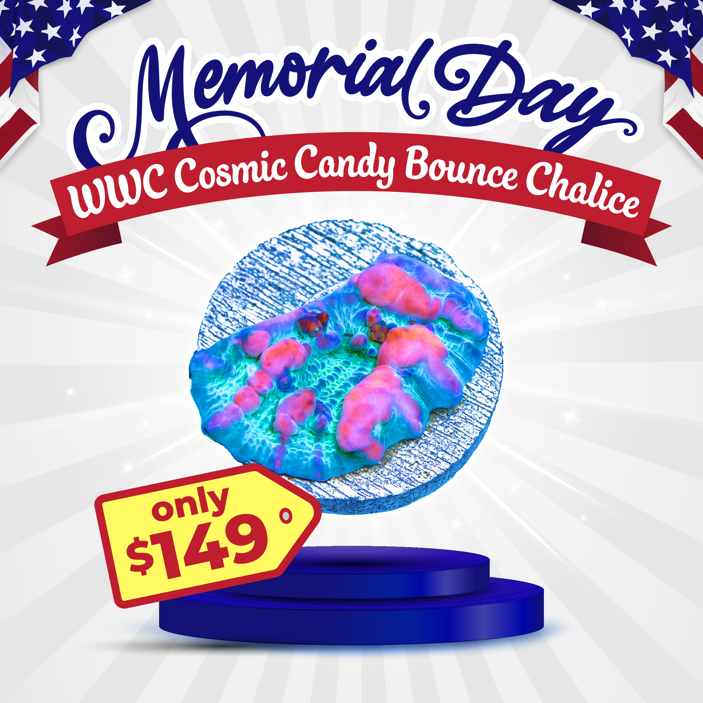 Memorial Day Sale WWC Cosmic Candy Bounce Chalice!