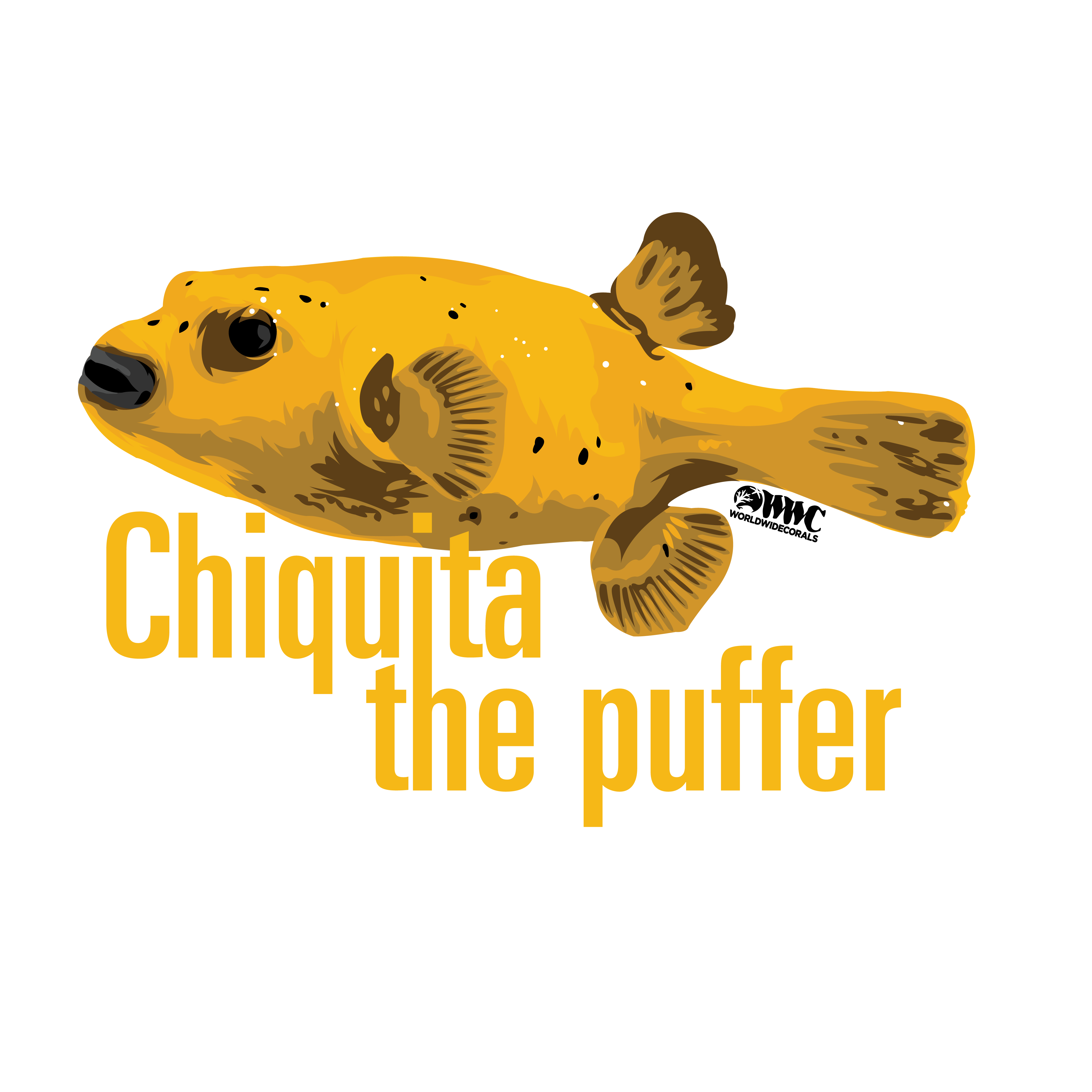 Chiquita the Puffer Sticker