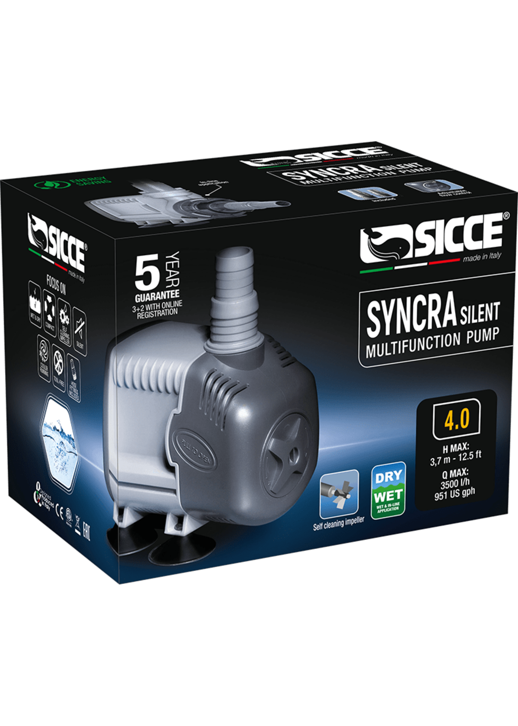 Sicce Syncra Silent 4.0 Pump (951 GPH)