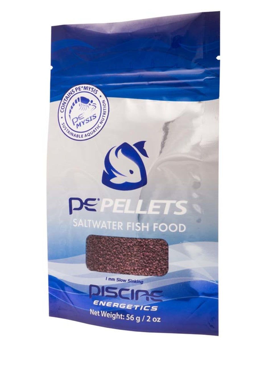 PE Mysis Pellets Saltwater Fish Food 1mm/2oz