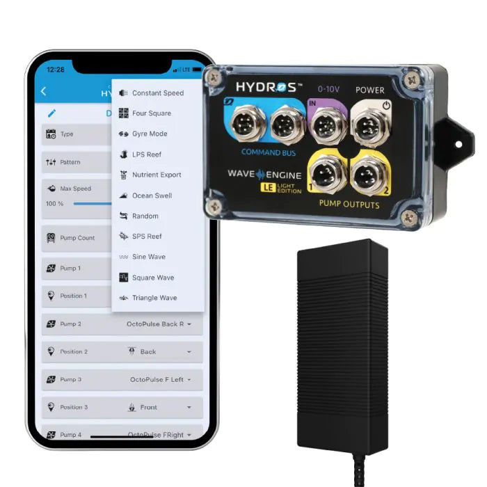 IceCap Gyre 2K Flow Pump with HYDROS WaveEngine LE WiFi Controller