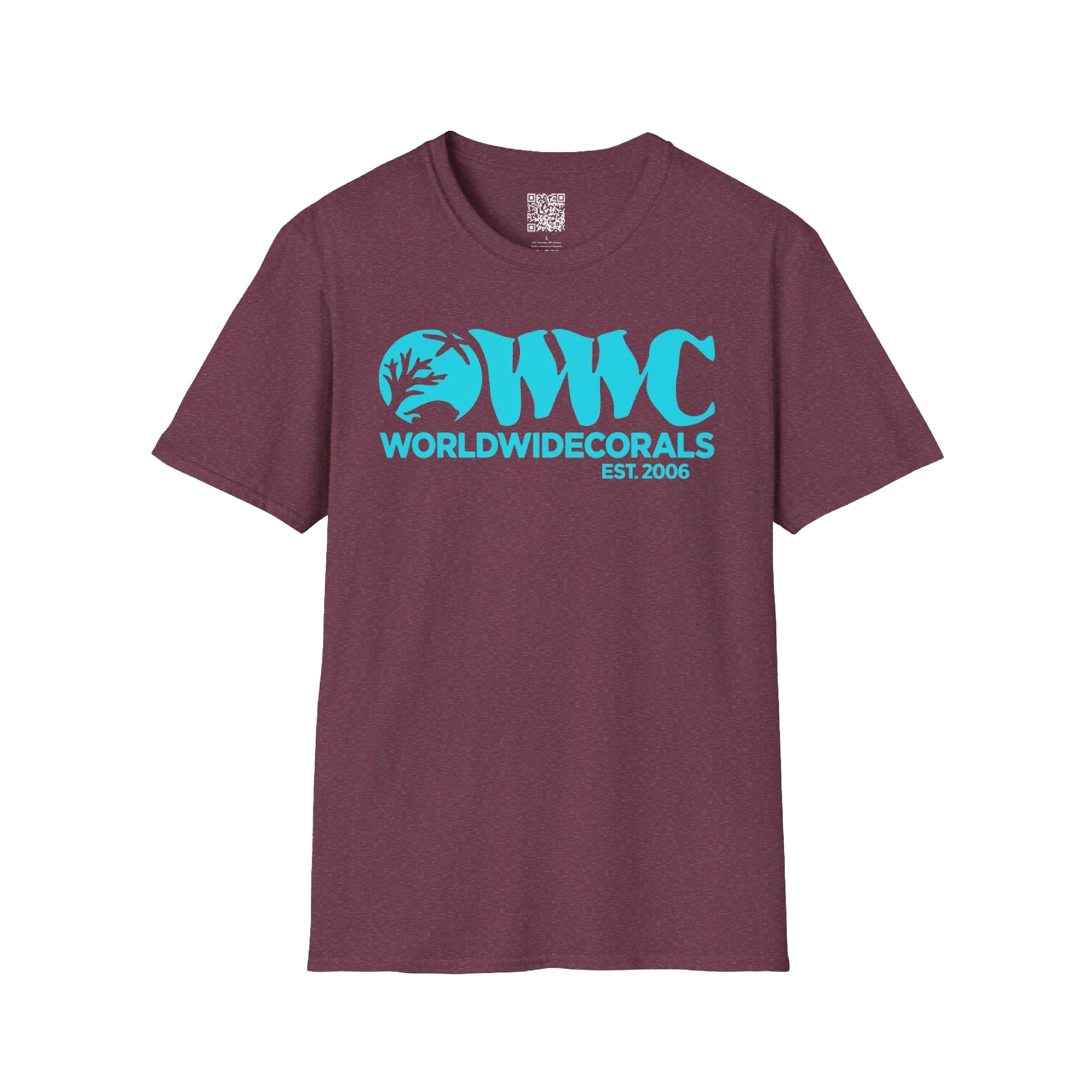 WWC Heather Maroon Shirt w/ Blue Ink