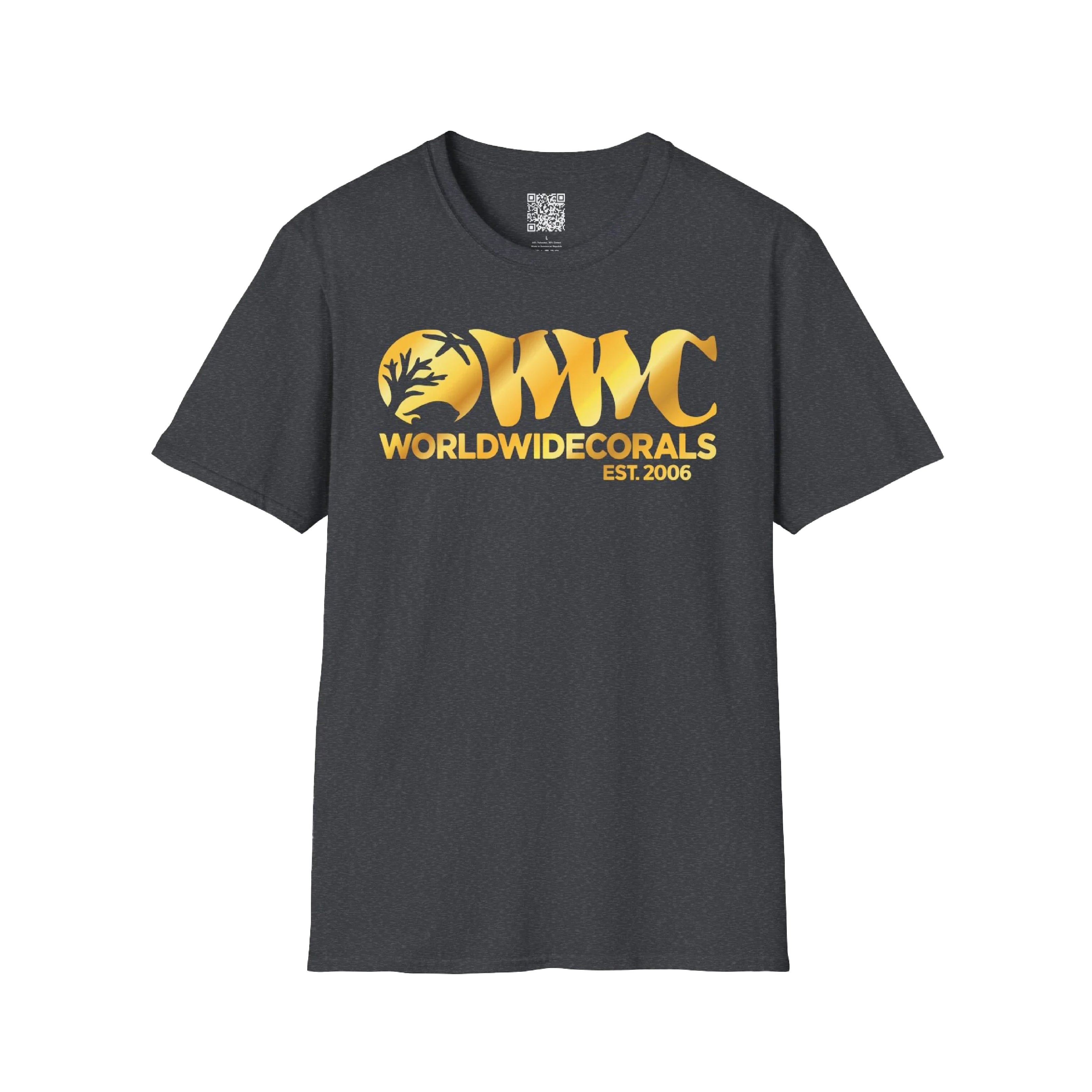 WWC Heather Navy Shirt w/ Gold Ink