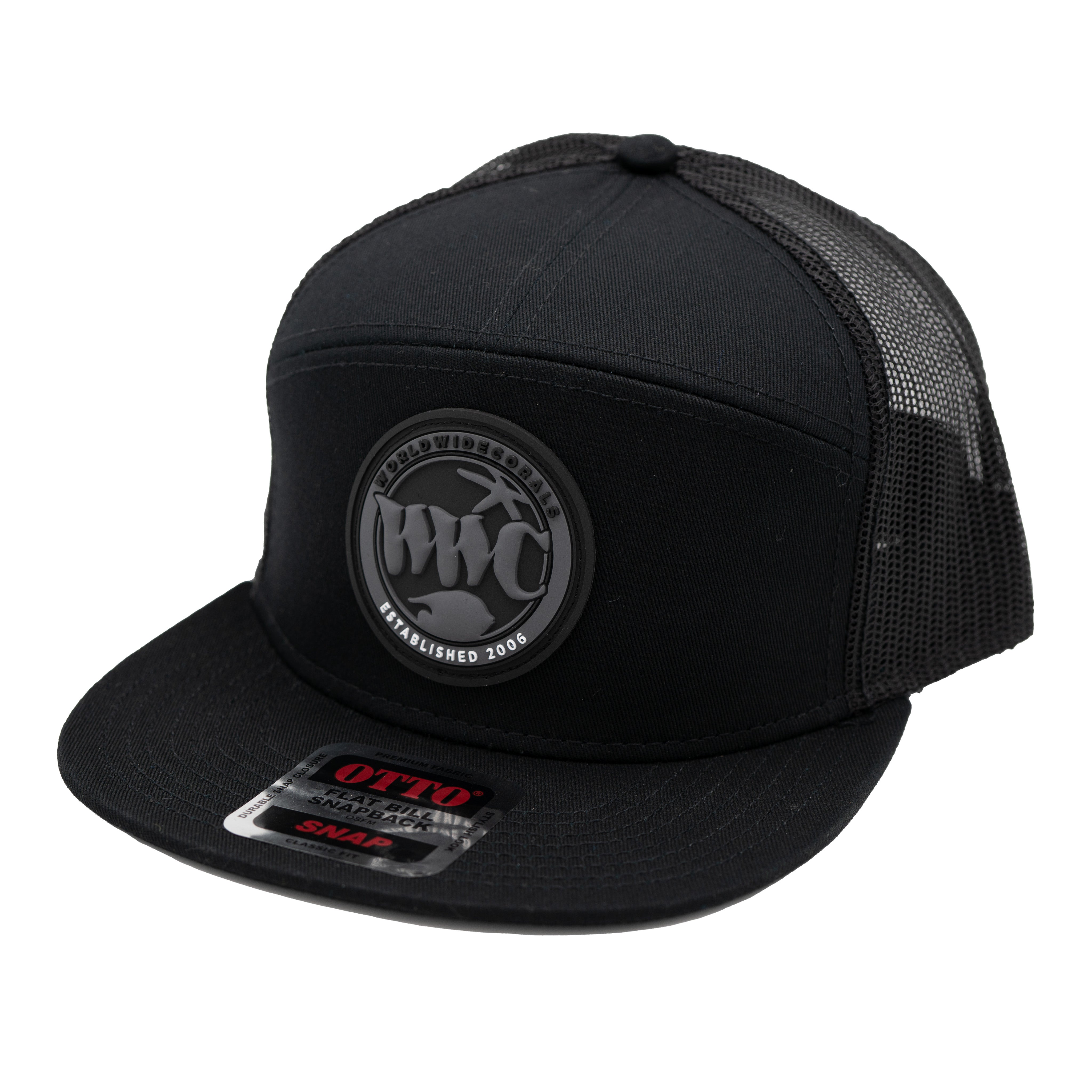 WWC PVC Patch Snapback Hat